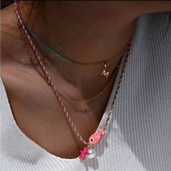 Fish necklace S918 - Picture 6 of 6